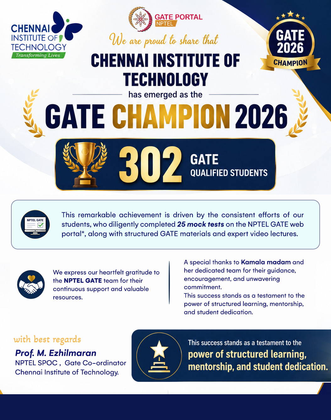 Success Gate Timetable GATE Portal | NPTEL
